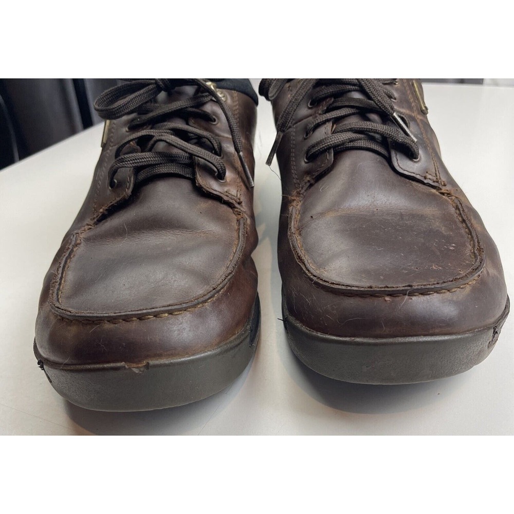 OLUKAI MEN'S MAKOA WATERPROOF SHOES Lace Up Brown Size US 14 - Picture 10 of 14
